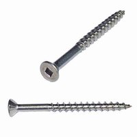 #10 X 3-1/2" Bugle Head, Square Drive, Deck Screw, 300 Series Stainless